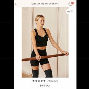 Free People Eyes on you Eyelet - high waist - Sm